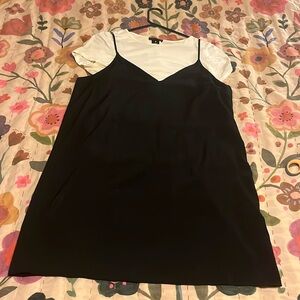 Aqua Y2K Throwback Dress